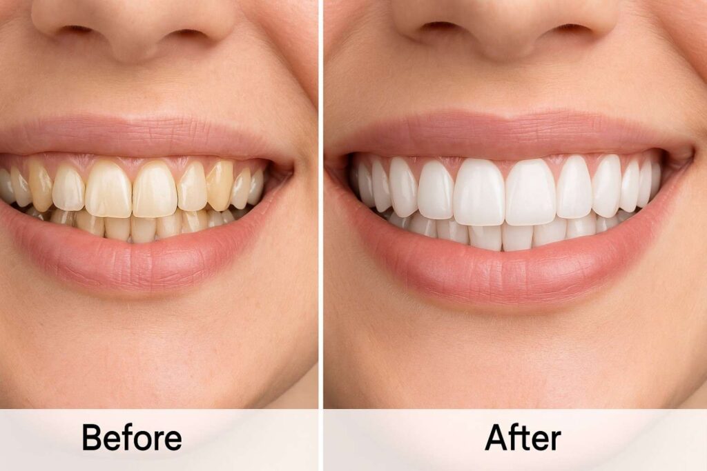 Dental Veneers Before and After